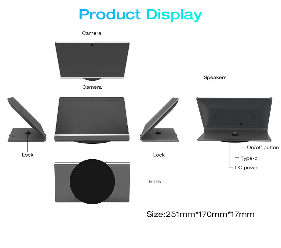 Leaderhub Pc Android Pos Ordering Tablet All in One Pc Poe Android 12 Tablet 10 Inch Poe Android Tablet Pc